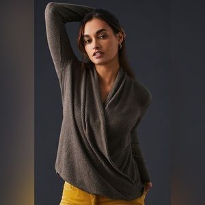 DAILY PRACTICE BY ANTHROPOLOGIE CROSS-FRONT TOP